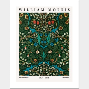 William Morris Textile Exhibition Tulip Pattern Posters and Art